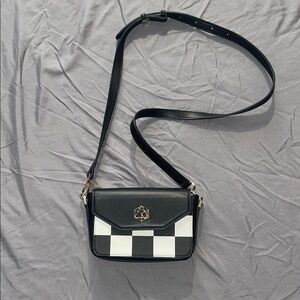 EM Cosmetics Black and White Crossbody Bag